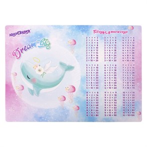 {{photo.Alt || photo.Description || 'Настольное покрытие ЮНЛАНДИЯ, А3+, пластик, 46x33 см, &quot;Whale&quot;, 270396'}}