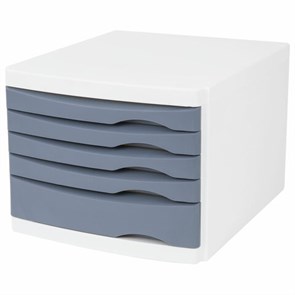 {{photo.Alt || photo.Description || 'Бокс с 5 выдвижными лотками, корпус светлый, лотки серые, 235х300х355 мм, BRAUBERG &quot;Office-Expert&quot;, 238045'}}