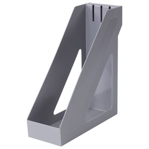 {{photo.Alt || photo.Description || 'Лоток вертикальный для бумаг BRAUBERG &quot;Basic&quot;, 265х100х285 мм, серый, 237010'}}