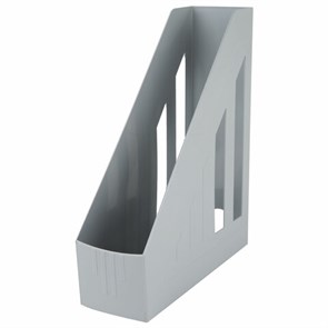 {{photo.Alt || photo.Description || 'Лоток вертикальный для бумаг BRAUBERG &quot;Contract&quot; (260х85х300 мм), отверстия на торцах, серый, 230887'}}