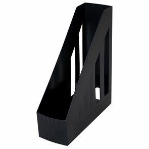 {{photo.Alt || photo.Description || 'Лоток вертикальный для бумаг BRAUBERG &quot;Contract&quot; (260х85х300 мм), отверстия на торцах, черный, 230886'}}