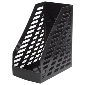 {{photo.Alt || photo.Description || 'Лоток вертикальный для бумаг BRAUBERG &quot;MAXI-plus&quot; (250х160х300 мм), сетчатый, черный, 237005'}}