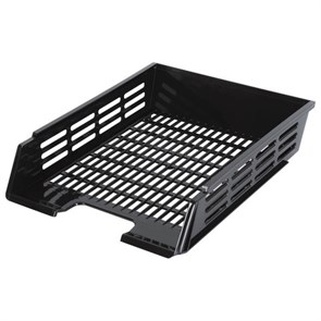 {{photo.Alt || photo.Description || 'Лоток горизонтальный для бумаг BRAUBERG &quot;Basic&quot;, А4 (360х270х75 мм), с пазами, сетчатый, черный, 237011'}}