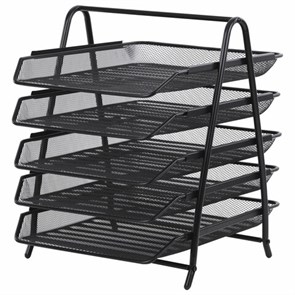 {{photo.Alt || photo.Description || 'Лоток горизонтальный для бумаг BRAUBERG &quot;Germanium&quot;, 5 секций, 370х355х295 мм, металл, черный, 237971'}}