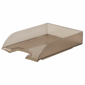 {{photo.Alt || photo.Description || 'Лоток горизонтальный для бумаг BRAUBERG &quot;Office style&quot;, 320х245х65 мм, тонированный серый, 237289'}}