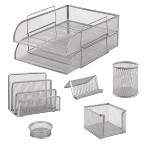 {{photo.Alt || photo.Description || 'Настольный набор из металла BRAUBERG &quot;Germanium&quot;, 7 предметов, серебристый, 231963'}}