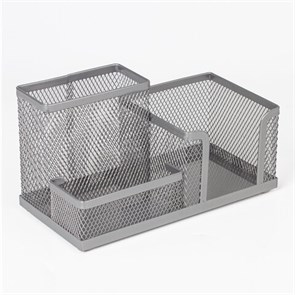 {{photo.Alt || photo.Description || 'Подставка-органайзер BRAUBERG &quot;Germanium&quot;, металлическая, 3 секции, 102*186*95 мм, серебристая, 231987'}}