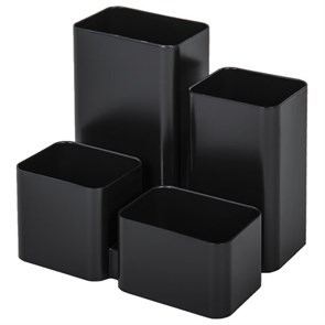 {{photo.Alt || photo.Description || 'Подставка-органайзер BRAUBERG COMPACT, 4 отделения, 92х114х102 мм, черная, 238102'}}