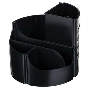 {{photo.Alt || photo.Description || 'Подставка-органайзер STAFF Basic, 120х120х110 мм, 5 отделений, черная, 237949'}}