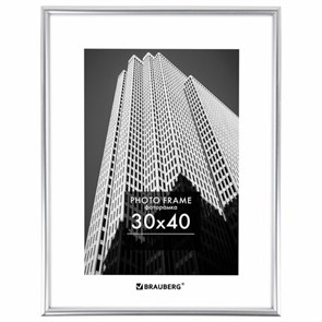 {{photo.Alt || photo.Description || 'Рамка 30х40 см небьющаяся, багет 12 мм, пластик, BRAUBERG &quot;Original&quot;, серебристая, 391232'}}