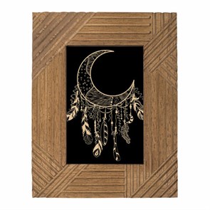 {{photo.Alt || photo.Description || 'Рамка из мангового дерева BRAUBERG LOFT MANUSCRIPT, фото 10х15 см, стекло, 17х22 см, 391284'}}