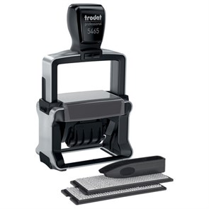 {{photo.Alt || photo.Description || 'Датер самонаборный металлический, 4 строки+дата, оттиск 56х33 мм, сине-красный, TRODAT 5465BANK, кассы в комплекте, 62166'}}