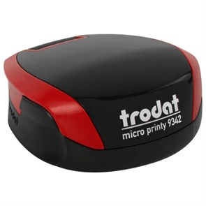 {{photo.Alt || photo.Description || 'Оснастка для печатей КАРМАННАЯ, D=42 мм, синий, TRODAT 9342 MICRO P4, корпус красный, подушка, 163189'}}