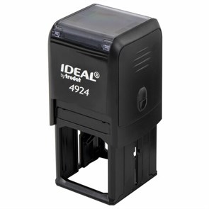 {{photo.Alt || photo.Description || 'Оснастка для печатей, оттиск D=40 мм и штампов 40х40 мм, синий, TRODAT IDEAL 4924, корпус черный, крышка, подушка, 52899'}}