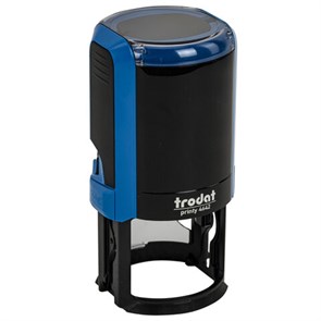 {{photo.Alt || photo.Description || 'Оснастка для печатей, оттиск D=42 мм, синий, TRODAT 4642 PRINTY 4.0, корпус синий, крышка, подушка, 66584'}}