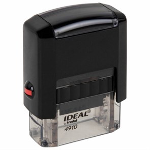 {{photo.Alt || photo.Description || 'Оснастка для штампа, размер оттиска 26х9 мм, синий, TRODAT IDEAL 4910 P2, подушка в комплекте, 125414'}}