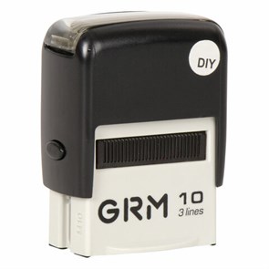 {{photo.Alt || photo.Description || 'Штамп самонаборный (мини) 3-строчный, оттиск 26х12 мм, синий, GRM 10 DIY, КАССА В КОМПЛЕКТЕ, 116000000'}}