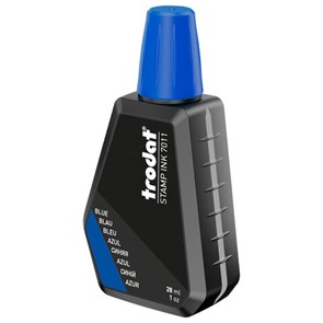 {{photo.Alt || photo.Description || 'Краска штемпельная TRODAT, синяя, 28 мл, на водной основе, 7011с'}}