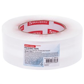 {{photo.Alt || photo.Description || 'Клейкая лента упаковочная 48 мм х 200 м, прозрачная, толщина 45 микрон, BRAUBERG ORIGINAL, 440177'}}