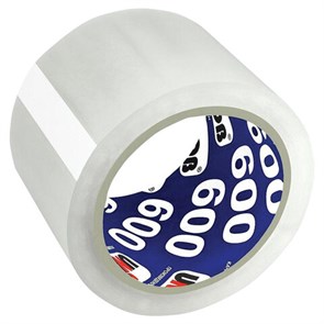 Клейкая лента упаковочная 72 мм х 66 м, прозрачная, толщина 45 микрон, UNIBOB, 29357 221686