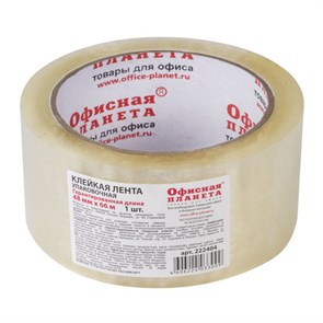 {{photo.Alt || photo.Description || 'Клейкая лента упаковочная, 48 мм х 66 м прозрачная, толщина 45 микрон, ОФИСНАЯ ПЛАНЕТА, 222404'}}