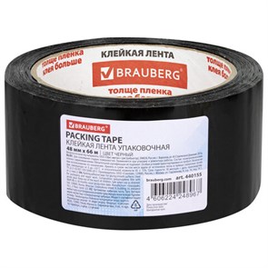 {{photo.Alt || photo.Description || 'Клейкая лента упаковочная, 48 мм х 66 м, ЧЕРНАЯ, толщина 45 микрон, BRAUBERG, 440155'}}