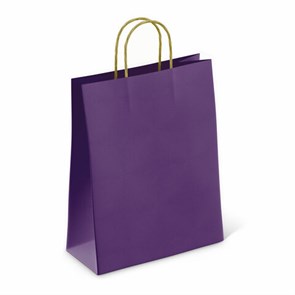 {{photo.Alt || photo.Description || 'Крафт-пакет бумажный &quot;Dark violet&quot; 26х15х35 см, с кручеными ручками, 80 г/м2, моноцвет, 112405'}}