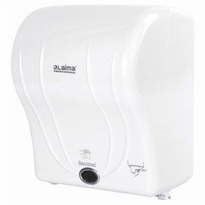 {{photo.Alt || photo.Description || 'Диспенсер для полотенец в рулонах LAIMA PROFESSIONAL ORIGINAL (Система H1), СЕНСОРНЫЙ, белый, ABS-пластик, 605765'}}