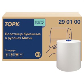 {{photo.Alt || photo.Description || 'Полотенца бумажные рулонные 280 м, TORK Matic (Система H1) UNIVERSAL, КОМПЛЕКТ 6 рулонов, 290100'}}
