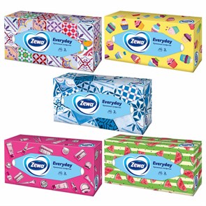 {{photo.Alt || photo.Description || 'Салфетки косметические 100 штук в картонном боксе, 2-слойные, ZEWA Everyday, 24516, 6286'}}