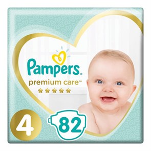 {{photo.Alt || photo.Description || 'Подгузники 82 шт. PAMPERS (Памперс) Premium Care, размер 4 (9-14 кг), 1210801'}}