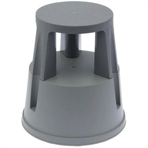 {{photo.Alt || photo.Description || 'Стремянка-табурет передвижная, 2 ступени, на колесах (под нагрузкой статична), 43 см, пластик, до 150 кг, 640104'}}