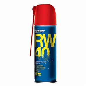 Смазка универсальная RW-40 (аналог WD-40) 450 мл, аэрозоль с распылителем, RUNWAY RW604, RW6045 608432