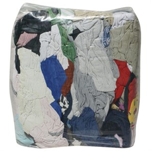 Ветошь ФЛАНЕЛЕВАЯ 10 кг, лоскуты 40х60 (±10 см) плотность 100-360 г/м2, 70% хлопок, 30% синтетика 608963