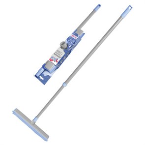 {{photo.Alt || photo.Description || 'Швабра-сгон щётка с резиновой щетиной BACTERIA STOP 32 см, щетина 5,5 см, рукоятка 80-140 см, YORK, 2271, 51301'}}