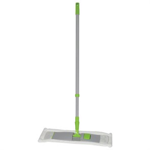 {{photo.Alt || photo.Description || 'Швабра с флаундером 40 см, телескопический черенок 120 см, резьба 1,6 см, микрофибра (тип К), ЛЮБАША, 605028'}}