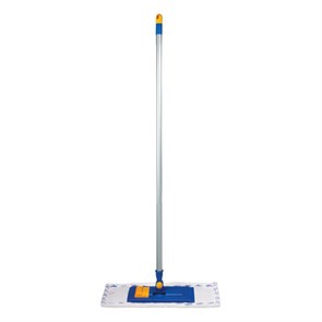 {{photo.Alt || photo.Description || 'Швабра с флаундером 40 см, черенок 120 см, резьба 1,6 см, МОП микрофибра/абразив, карманы (ТИП К), LAIMA, 601461'}}