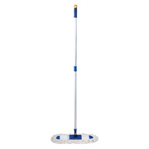 {{photo.Alt || photo.Description || 'Швабра-рамка 40 см, алюминиевый телескопический черенок 130 см (резьба 1,6 см), МОП хлопок, LAIMA, 601464'}}