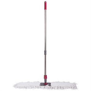 {{photo.Alt || photo.Description || 'Швабра-рамка 80 см, телескопический черенок из нержавеющей стали 125 см, МОП хлопок, LAIMA, 603604'}}