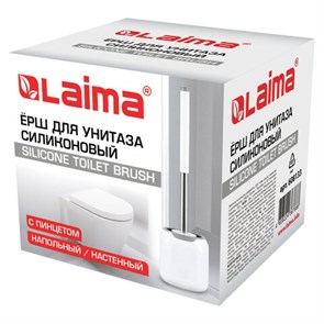 {{photo.Alt || photo.Description || 'Ершик для унитаза силиконовый ROUND TYPE напольный / настенный с креплением и пинцетом LAIMA, 608133'}}
