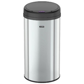 {{photo.Alt || photo.Description || 'Ведро для мусора СЕНСОРНОЕ 12 л, нержавеющая сталь, черная матовая крышка, питание от 4-х батареек AA (не входят в комплект), LAIMA, 609326'}}