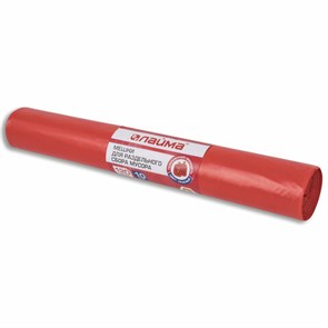 {{photo.Alt || photo.Description || 'Мешки для раздельного сбора мусора 120 л красные в рулоне 10 шт., ПВД 38 мкм, 70х108 см, LAIMA, 606706, 3859'}}