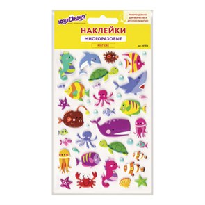 {{photo.Alt || photo.Description || 'Наклейки зефирные &quot;Морские обитатели&quot;, многоразовые, 10х15 см, ЮНЛАНДИЯ, 661826'}}