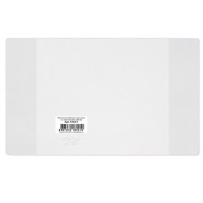 Обложка ПВХ со штрихкодом для дневников в жестком переплете и учебников младших классов, ПЛОТНАЯ, 120 мкм, 232х360 мм, ДПС, 1242.1 221561