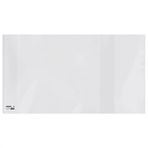 Обложка ПВХ со штрихкодом для учебников Петерсон, Моро, Гейдмана, Плешакова, ПЛОТНАЯ, 120 мкм, 270х490 мм, прозрачная, ПИФАГОР, 227490 227490