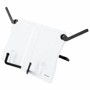 {{photo.Alt || photo.Description || 'Подставка для книг и учебников BRAUBERG White, регулируемый наклон, ABS-пластик, 238063'}}