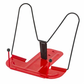 {{photo.Alt || photo.Description || 'Подставка для книг и учебников ЮНЛАНДИЯ ПРЕМИУМ, металлическая, красная, европодвес, 237822'}}