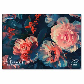 {{photo.Alt || photo.Description || 'Альбом для акварели А4, 20 л., бумага 200 г/м2, склейка, обложка картон, BRAUBERG, &quot;Пионы&quot;, 107129'}}