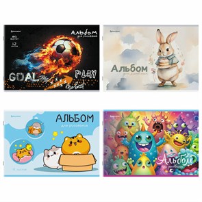 {{photo.Alt || photo.Description || 'Альбом для рисования А4, 12 листов, скоба, обложка картон, BRAUBERG, 203х288 мм, &quot;МИКС-1&quot;, 107101'}}