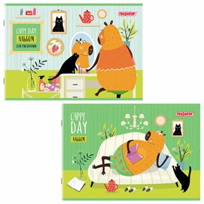 {{photo.Alt || photo.Description || 'Альбом для рисования А4, 24 листа, скоба, обложка офсет, ПИФАГОР, 203х288 мм, &quot;КАПИБАРА&quot; (2 вида), 107104'}}